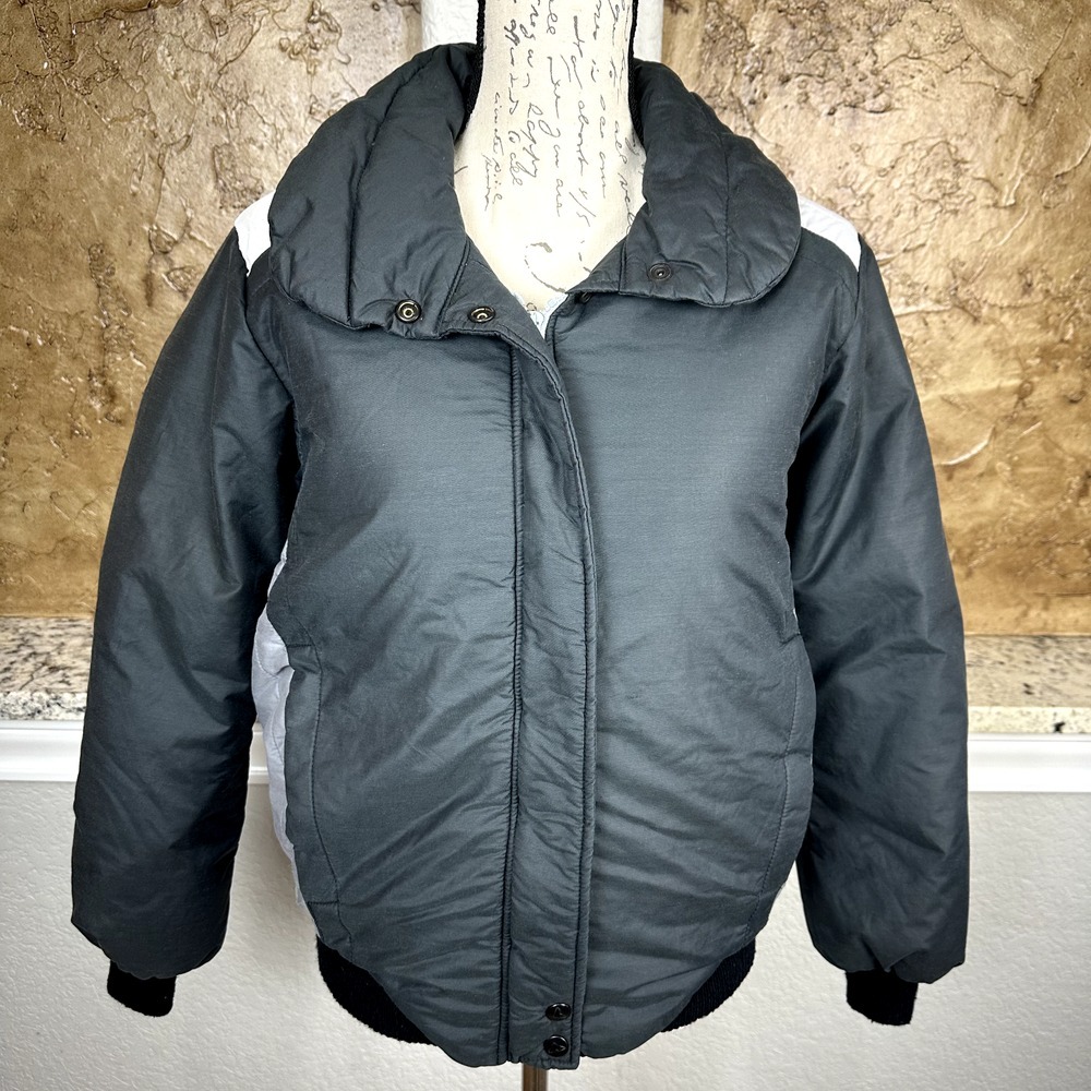 Obermeyer Black and White Puffer Jacket